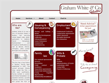 Tablet Screenshot of grahamwhite.co.uk